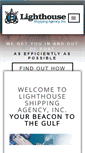Mobile Screenshot of lighthouse-shipping.com